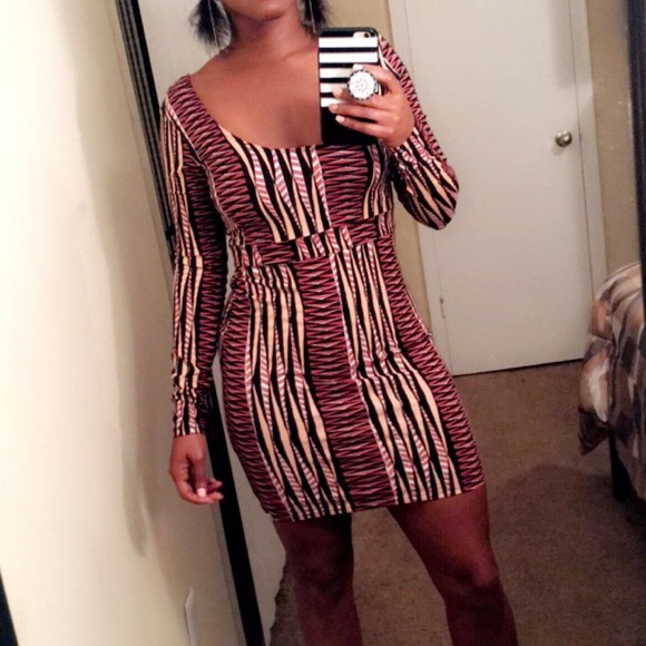Hurley Dresses & Skirts - Tribal Print ankara low back no back mini dress.